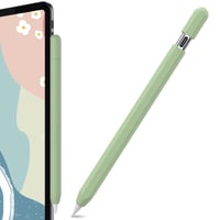 Husă din silicon AHASTYLE pentru Apple Pencil USB-C (2023) - Protecție subțire cu aderență anti-alunecare - Verde fluorescent 1