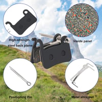 AHL 4 pár féktárcsa-betét Shimano XTR XT LX Deore Saint SLX kerékpárhoz 4