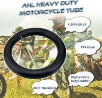 AHL Motorkerékpár 4.10/4.60-18 Belső Gumi TR4 Egyenes Szeleppel 2