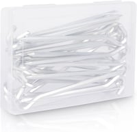 Aibeli 24 db Sátor Cövek 18 cm Alumínium Kemping Kiegészítő 5
