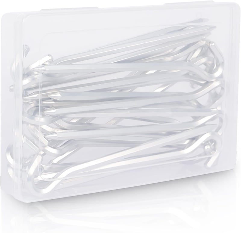 Aibeli 24 db Sátor Cövek 18 cm Alumínium Kemping Kiegészítő