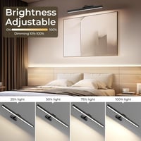 AIBOO LED Képmegvilágító Szett 2db 60cm Vezeték Nélküli Távirányítóval Dimmelhető 5