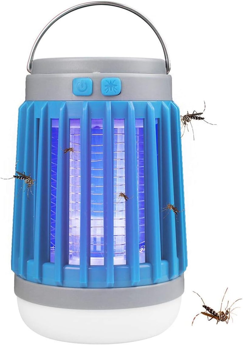 AICase 10W LED napelemes szúnyogirtó UV fénnyel vízálló IP67