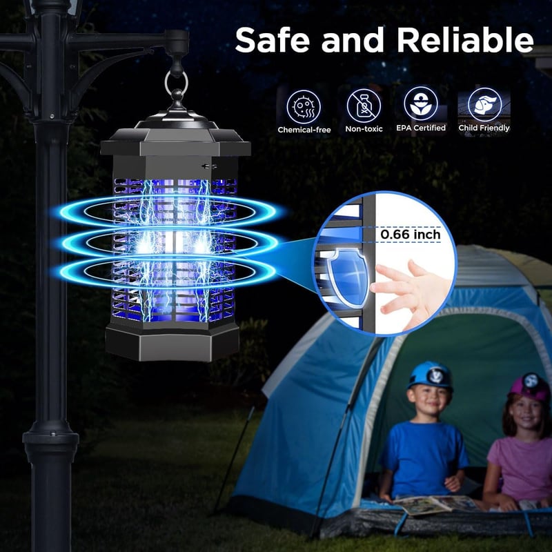 AICase 20W Szúnyogirtó Lámpa Kültéri Camping Konyha Terasz Kert Otthon