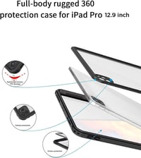 AICase iPad Pro 11 vízálló tok 2020-2022 teljes védelemmel és nyakpánttal 4