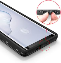 AICase Samsung Galaxy Note 10+ Plus Vízálló Tok - IP68 Tanúsított 360° Védelem Víz, Ütés, Por és Hó Ellen, Fekete 5