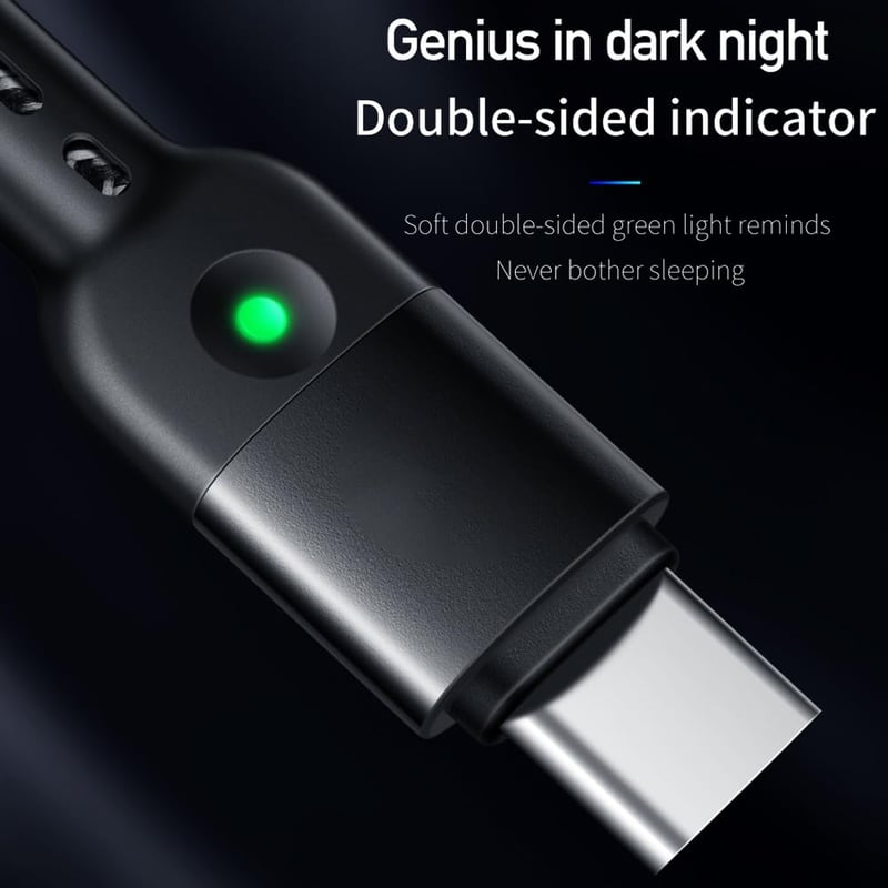 AICase USB Type-C spirál kábel, töltés és adatátvitel, Huawei Mate 9, MacBook, iPad Pro