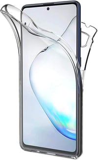 AICEK 360°-os átlátszó szilikon tok Samsung Galaxy Note10 Lite / A81 / M60s készülékhez 1