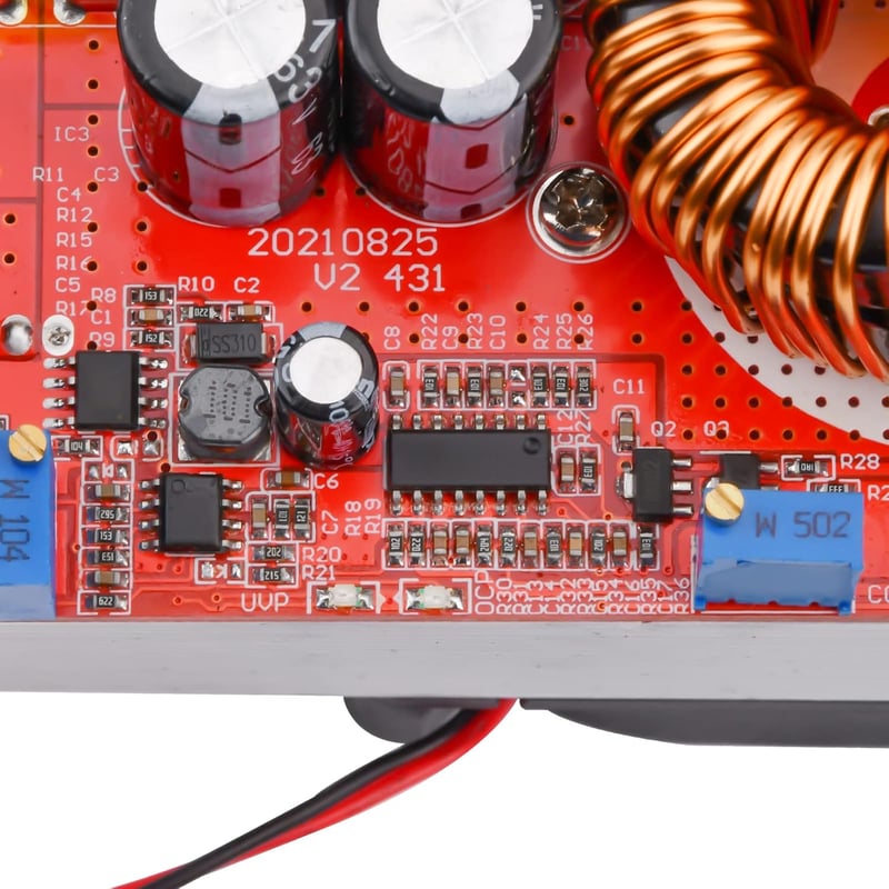 Aideepen 1800W 40A DC-DC Feszültségnövelő Konverter - 12-60V-ról 12-90V-ra, Állandó Teljesítményű Tápmodul Elektronikai Projektekhez