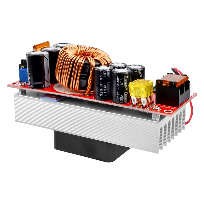 Aideepen 1800W 40A DC-DC Feszültségnövelő Konverter - 12-60V-ról 12-90V-ra, Állandó Teljesítményű Tápmodul Elektronikai Projektekhez