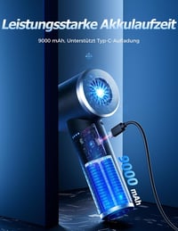 Aidisy AD35 elektromos porfúvó – 100 000 RPM, 9000 mAh, 3 fokozat, LED 6