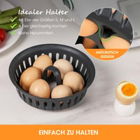 AIEVE 2 az 1-ben tojásfőző és poséírozó betét Thermomix TM5 TM6 TM31-hez 7