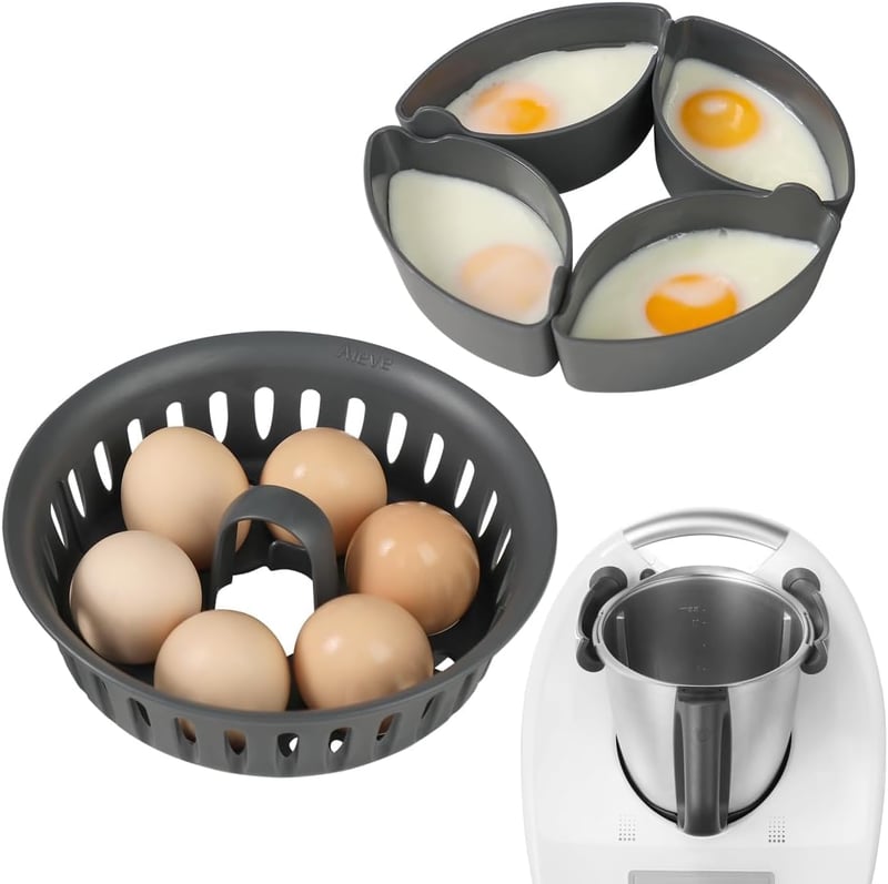 AIEVE 2 az 1-ben tojásfőző és poséírozó betét Thermomix TM5 TM6 TM31-hez