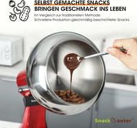 Aieve Snack Coater Csokoládé Mandula Feldolgozó 4,73L 3