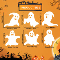 AIEX 6 darabos Halloween kerti dekoráció kültéri tábla szett 2