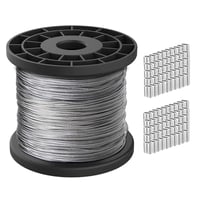 AIFUSI 304-es rozsdamentes acél sodrott kábel, 1,5 mm, 167 kg - 100 m 1