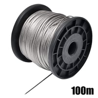 AIFUSI 304-es rozsdamentes acél sodrott kábel, 1,5 mm, 167 kg - 100 m 4