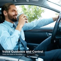 Kit hands-free Bluetooth 5.0 Aigital pentru parasolar auto, cu pornire automată prin senzor de vibrații și control vocal Siri în limba germană 3
