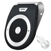 Kit hands-free Bluetooth 5.0 Aigital pentru parasolar auto, cu pornire automată prin senzor de vibrații și control vocal Siri în limba germană 1