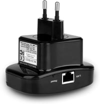 Aigital WLAN Jelerősítő 300 Mbit/s - WiFi Hatótávnövelő Ethernet Porttal, WPS Gombbal, AP Móddal, Kompakt Fekete Kivitel, Minden WiFi Eszköz 9