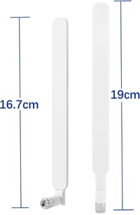 aigolink 4G LTE SMA antenna 10dBi, omnidirekt WLAN jelerősítő router hotspot kamerához, 2 darab 8