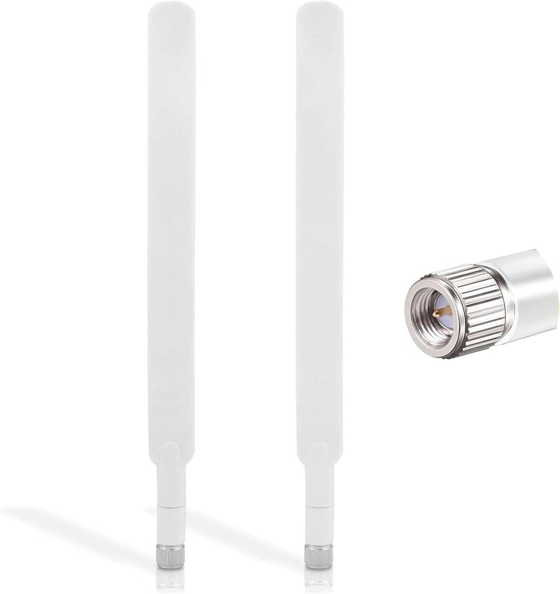 aigolink 4G LTE SMA antenna 10dBi, omnidirekt WLAN jelerősítő router hotspot kamerához, 2 darab