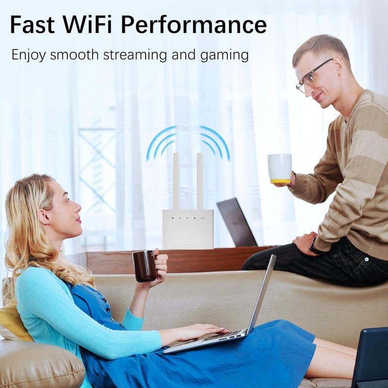 aigolink 4G LTE SMA antenna 10dBi, omnidirekt WLAN jelerősítő router hotspot kamerához, 2 darab