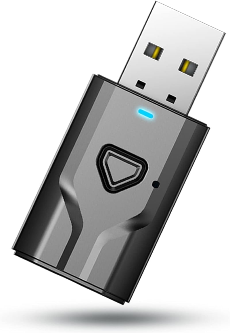 Aigolink Bluetooth adapter TV-hez, 2 az 1-ben adó-vevő, 3.5mm jack, autóhoz
