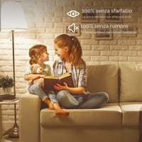 LED žiarovka Aigostar E14 G45 9W (náhrada za 62W), teplá biela 3000K, 840 lúmenov, CRI>80, nestmievateľná, energeticky úsporná, 5 ks 5