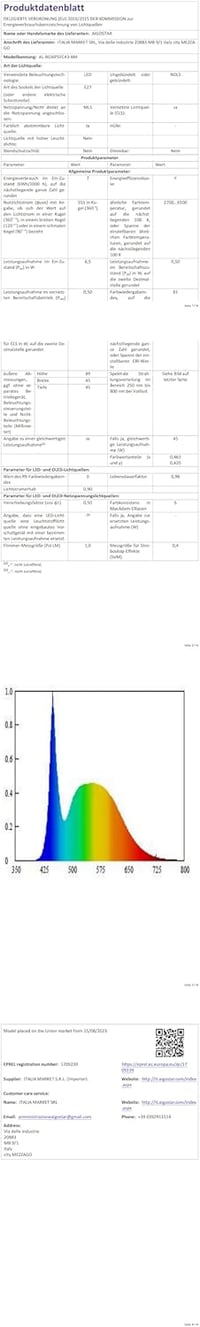 Aigostar E27 LED okos izzó Alexa kompatibilis RGB 4db Bluetooth távirányítóval - 6.5w 4 Stück, G45 E27 10