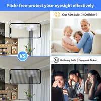 Aigostar LED A5 A60 Big Angel E27 Hideg Fehér Izzó 15W - Energiatakarékos Irodai Világítás, Nagy Fényerejű Lámpa 6
