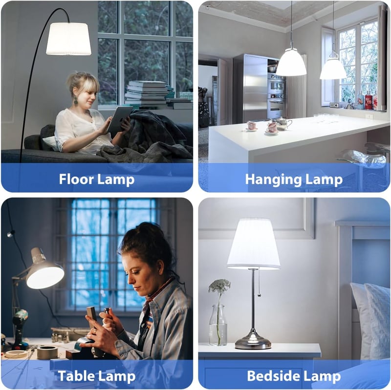 Aigostar LED A5 A60 Big Angel E27 Hideg Fehér Izzó 15W - Energiatakarékos Irodai Világítás, Nagy Fényerejű Lámpa