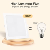 Aigostar LED beépíthető spotlámpa 18W 3000K meleg fehér - Ø190-200 mm - 2 db 3