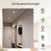 Aigostar LED beépíthető spotlámpa 18W 3000K meleg fehér - Ø190-200 mm - 2 db 2