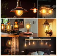 Aigostar LED E27 4W G80 Vintage Edison izzó meleg fehér 1800K 3db 6