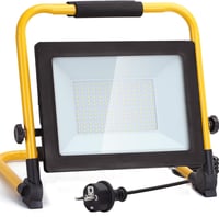 Aigostar LED Építkezési Reflektor 100W 8800LM - Vízálló Munkalámpa Kábellel, Műhelyhez, Építkezéshez, Garázsba, 6500K Nappali Fehér Fény, Ho 1