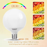 Aigostar LED izzó E27 20W meleg fehér 2060 lumen 3 db csomag 4