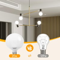 Aigostar LED izzó E27 20W meleg fehér 2060 lumen 3 db csomag 3