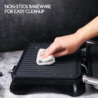 Aigostar Samson XXL Kontakt Grill 2000W - Rozsdamentes Acél Panini Sütő, Szendvicssütő, 180° Nyitható, Tapadásmentes Bevonat, Hőmérséklet Sz 5