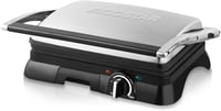 Aigostar Samson XXL Kontakt Grill 2000W - Rozsdamentes Acél Panini Sütő, Szendvicssütő, 180° Nyitható, Tapadásmentes Bevonat, Hőmérséklet Sz 9
