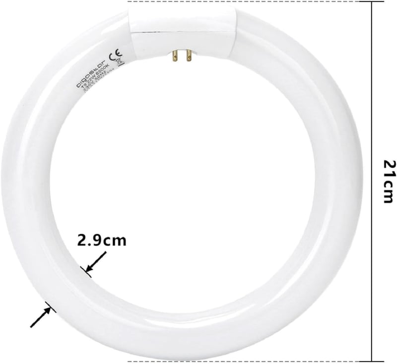 Aigostar T9 Körfluoreszcens Cső 30cm 32W Hideg Fehér G10Q Foglalat