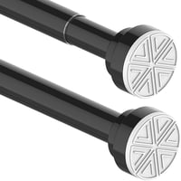 Aiitomg rozsdamentes zuhanyfüggöny rúd, fúrás nélkül, 73-145 cm, fürdőszobai sín 1