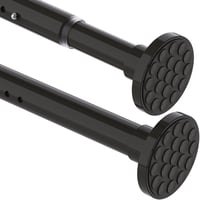 Aiitomg Teleszkópos Függönyrúd 190-360 cm Fekete Fürdőszoba Zuhany Hálószoba 1