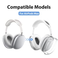 Aiivioll 3 v 1 silikónový obal pre slúchadlá AirPods Max 2024/2020 – ochranný kryt proti poškriabaniu na náušníky, mušle a hlavový most 2