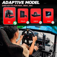 aikeec USB Handbrake 64Bit PC szimulátor fékkar Logitech G25 G27 G29 G920 G923 Thrustmaster T300 kompatibilis piros 5