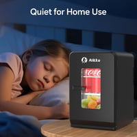 Aikku 2 az 1-ben mini hűtőszekrény 15 L, DC/AC - fekete 5