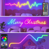 AILBTON 30m LED Neon Rope Light RGB App/Távirányító Vezérlés Flexibilis 4