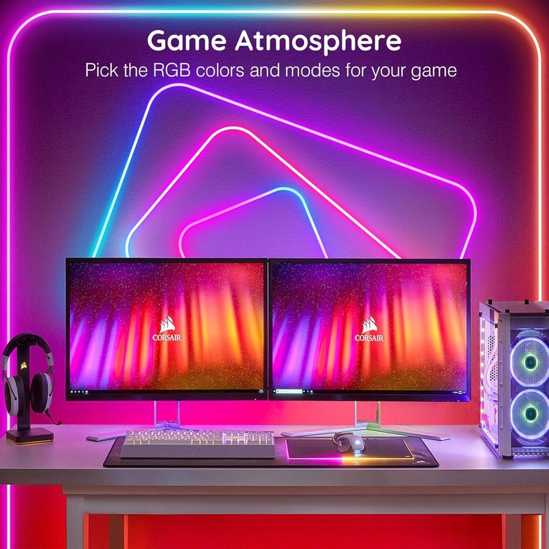 AILBTON 30m LED Neon Rope Light RGB App/Távirányító Vezérlés Flexibilis