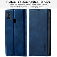 Kožené flipové puzdro Ailicici pre Huawei P20 Lite s RFID tienením, priehradkou na karty, stojanom a ochrannou fóliou 7