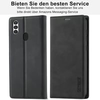 Kožené vyklápacie puzdro Ailicici pre Huawei P30 Lite s RFID blokovaním, držiakom na karty, stojanom a ochrannou fóliou, nárazuvzdorné puzdro typu holster 7